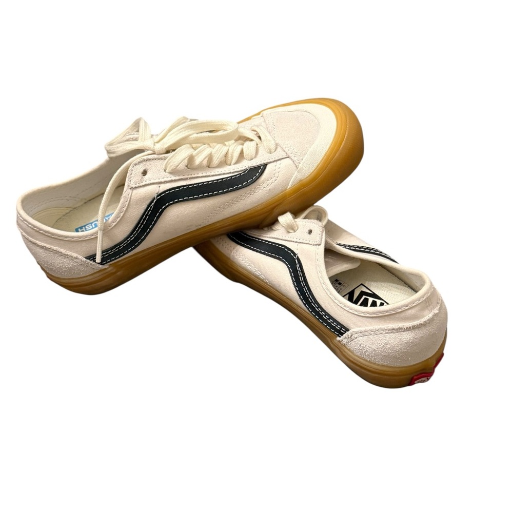 Vans Old Skool 36 Decon SF marshmallow and Navy with a gum sole NWOT - Picture 11 of 14